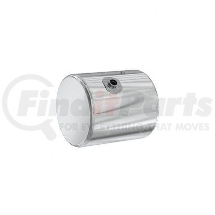 Freightliner A03-39678-165 Fuel Tank - Aluminum, 25 in., RH, 60 gal, Polished, 30 deg, without Electrical Flow Gauge Hole