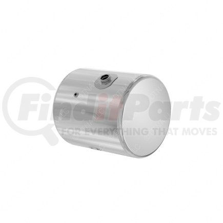 Freightliner A03-39678-161 Fuel Tank - Aluminum, 25 in., RH, 60 gal, Plain, 30 deg, without Electrical Flow Gauge Hole
