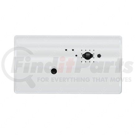 Freightliner A03-39913-160 Fuel Tank - Aluminum, 25 in., LH, 100 gal, Plain, Arctic Fox In-Tank Fuel Heater