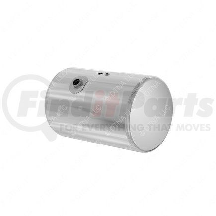 Freightliner A03-40925-233 Fuel Tank - Aluminum, 25 in., RH, 80 gal, Plain, without Electrical Flow Gauge Hole