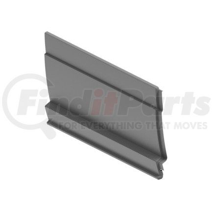 Freightliner A22-76266-012 Sleeper Skirt - Right Side, Thermoplastic Olefin, Gray, 4 mm THK