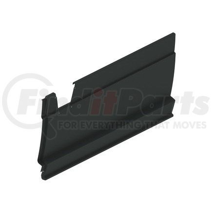 Freightliner A22-76266-037 Sleeper Skirt - Left Side, Thermoplastic Olefin, Silhouette Gray, 4 mm THK