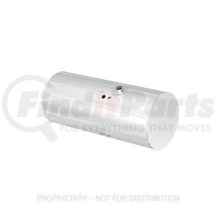 Freightliner A03-40411-184 Fuel Tank - Aluminum, 22.88 in., LH, 100 gal, Polished, 18 in. Filler