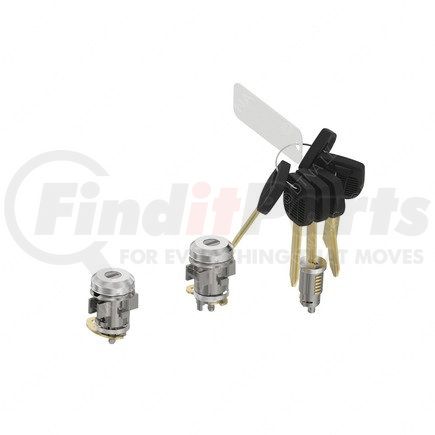 Freightliner A22-77318-600 Door and Ignition Lock Set - Random Key Codes, 6 Key