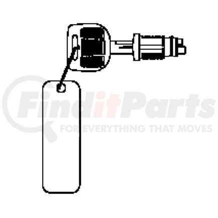 Freightliner A22-77328-002 Door and Ignition Lock Set - Group Sequence 2541-2555. P3/M2