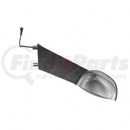 Freightliner A22-77791-001 Hood Mirror - Right Side, Volcano Gray, 483.9 mm x 492.6 mm