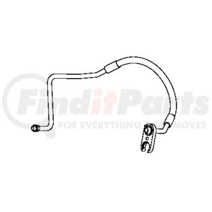 Freightliner A22-76967-000 A/C Hose - 19.09 in., H02, 116, X12