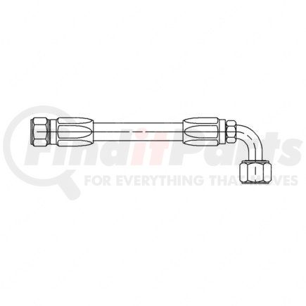 Freightliner A23-12289-057 Transmission Oil Cooler Hose - Assembly, Wire Braided
