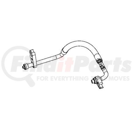 Freightliner A22-78145-000 A/C Hose - H03, Condenser to Dryer