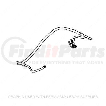 Freightliner A22-78202-000 A/C Hose - H02 Compressor to Condenser