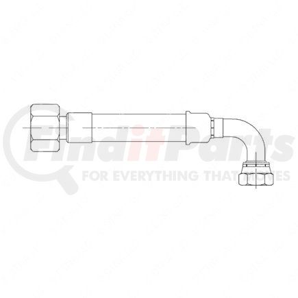 Freightliner A23-13293-047 Tubing - Assembly, Wire Braided, No.12