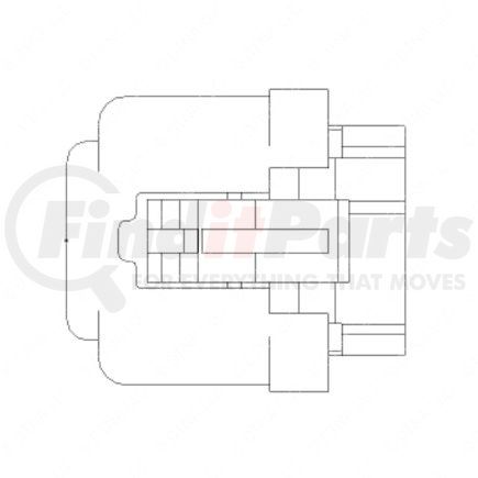 Freightliner A23-13361-001 Multi-Purpose Wiring Terminal - Female, Gray, 16 Cavity Count