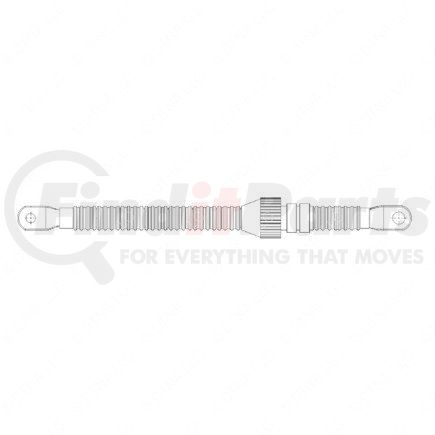 Freightliner A66-03762-202 Power Inverter Harness Wiring - Red, 202 in. Cable Length