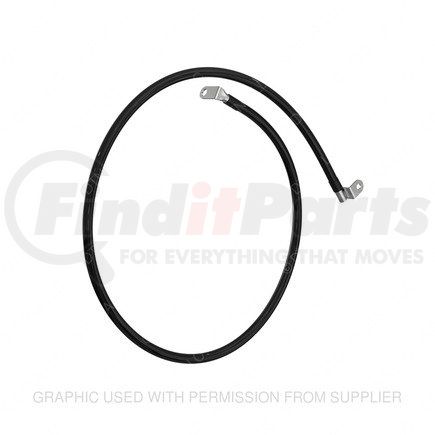 Freightliner A66-05646-098 Battery Ground Cable - Negative, 2 ga., 1/2, 90 x 5/16, Fl90
