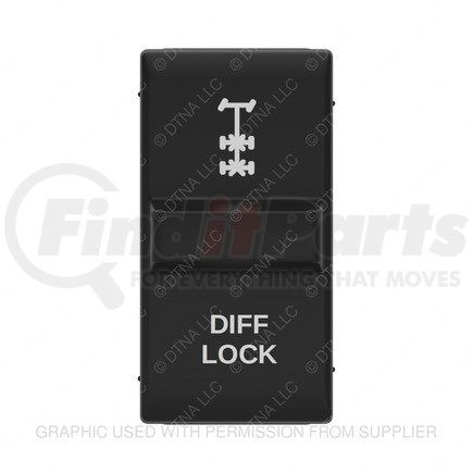 Freightliner A66-07493-081 Rocker Switch - Modular Field, Multiplex, Driver Controlled Differential Lock, Forward/Rear Axle