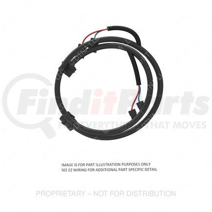 Freightliner A66-08398-000 Wiring Harness - Vehicle, Customer, Rp170, Back Of Cab, 14-Way