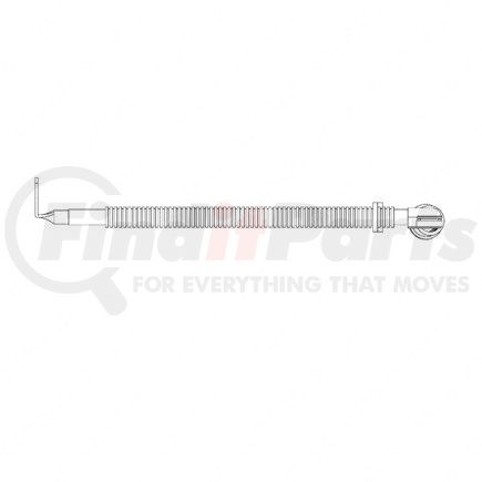 Freightliner A66-08454-054 Alternator Cable - Conductor Slit, 54 in. Cable Length