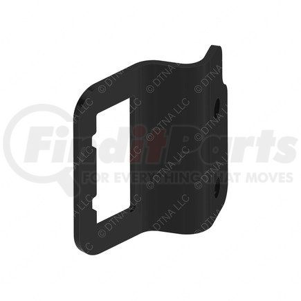 Freightliner A66-09925-000 Diagnostic Connector Mounting Plate - Steel, Black, 0.1 in. THK