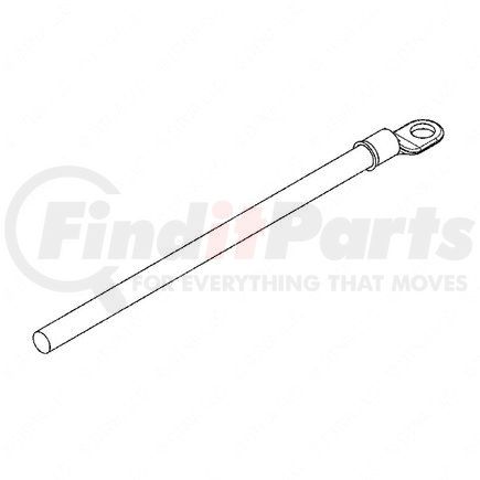 Freightliner A66-14140-672 Battery Cable - EPDM (Synthetic Rubber), Red, 672 in. Cable Length