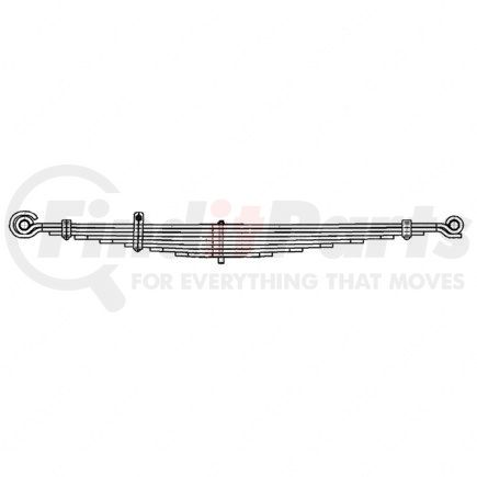 Freightliner A---680-320-07-02 Leaf Spring - Alloy Steel