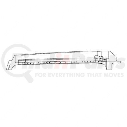 Freightliner A6806500201 Body Header Panel - Left Side, Steel