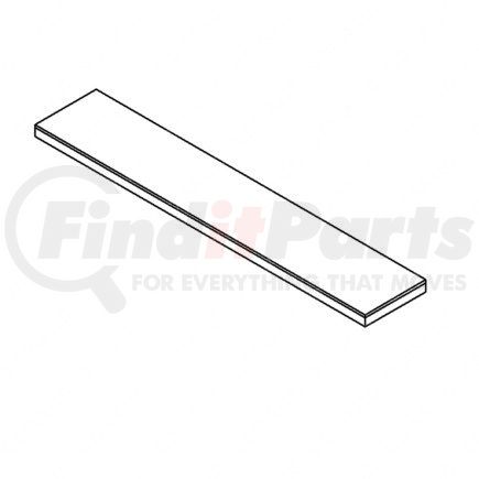 Freightliner A---680-682-23-04 Thermal Acoustic Insulation - Sill, Top