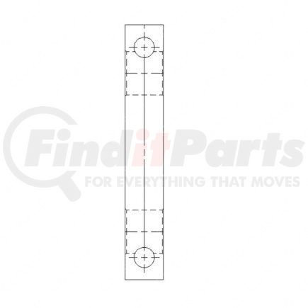 Freightliner A---681-322-06-20 Leaf Spring Shackle - Steel, 169 mm x 63.5 mm, 25.4 mm THK