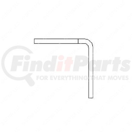 Freightliner A---681-541-14-25 Battery Hold Down - Steel, 7.87 in. x 1.57 in., 0.11 in. THK