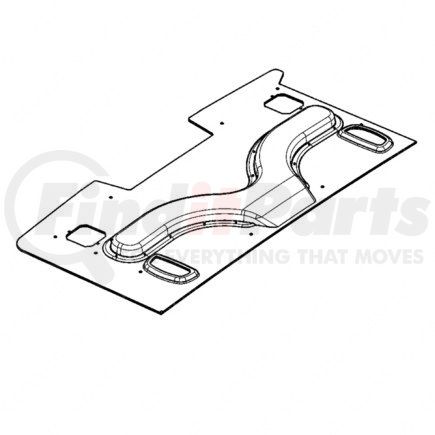 Freightliner A-956-690-05-58-7M99 Headliner - Trim, Roof