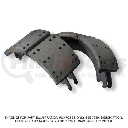 Freightliner ABPMK4515Q20PREM Brake Shoe Exc Kit - 4515 Q Prm20