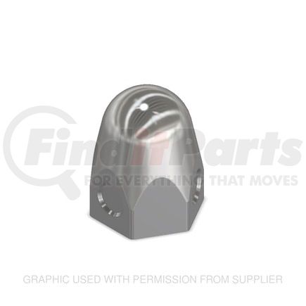 Freightliner ACX-84400 Wheel Nut Cover - Chrome, 1.50 in. Dia.