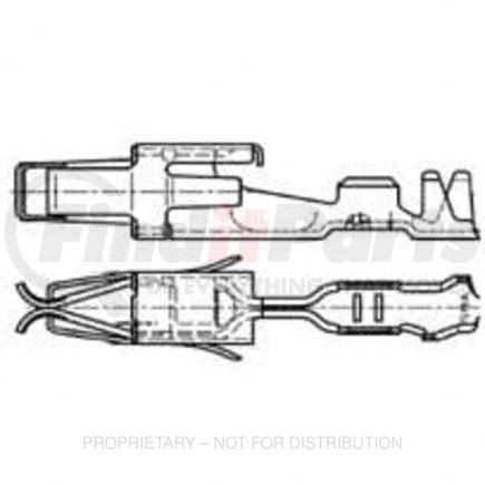 Freightliner AI-929929-3 Female Terminal - Copper Alloy, Female Connector