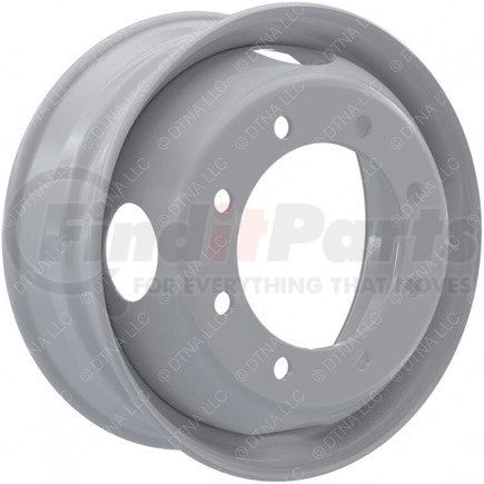 Freightliner ACC-50180PKWHT21 Wheel Assembly - Disc 1, 19.5 x 6.75, 550, White, 21, 4.38
