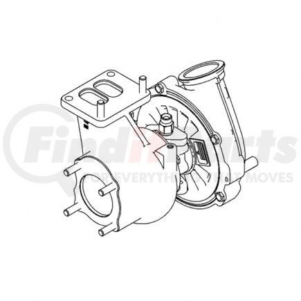 Freightliner DDERA9060963199 Turbocharger - Sup To: Dde Ra9060961199