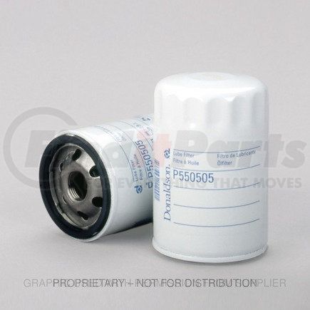 Freightliner DNP550505 Engine Oil Filter - with Anti-drain Back Valve, 13/16-16 UN in. Thread Size