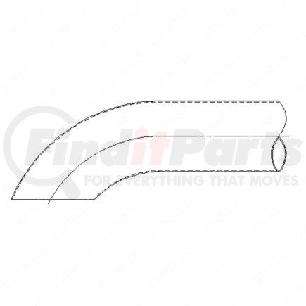 Freightliner E0412921037 Exhaust Muffler Pipe - Steel