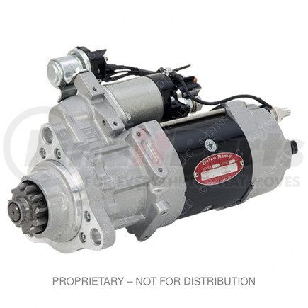 Freightliner DR-8200287 Starter Motor - Clockwise, 12V/24V, Over Crank Protection, 4.50 in. Dia.