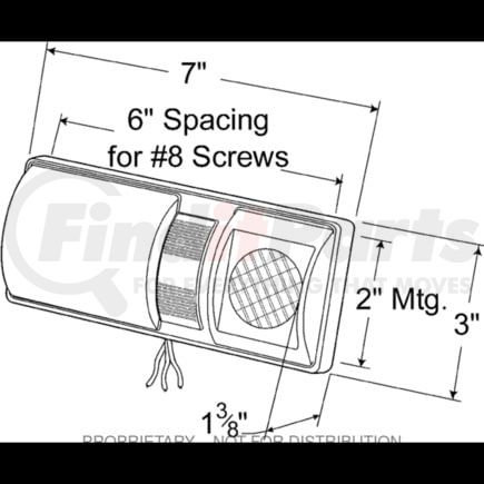 Freightliner GRO-01-6130-87 Dome Light - Interior