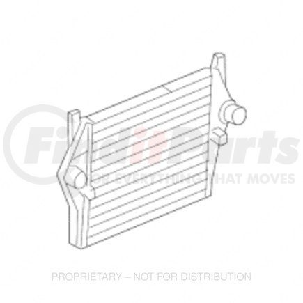 Freightliner MSL55057092AA Charge Air Cooler (CAC) - with Isolators