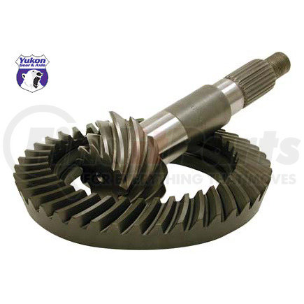 Yukon YG D30SR-456JK High performance Yukon Ring/Pinion gear set Dana 30 JK Short Rev Pinion; 4.56