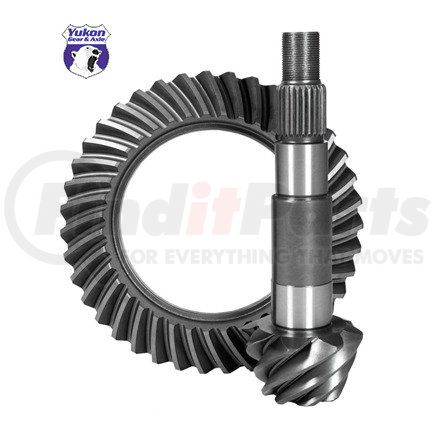 Yukon YG D44R-411R High performance Yukon Ring/Pinion set for Dana 44 Rev rotation in a 4.11