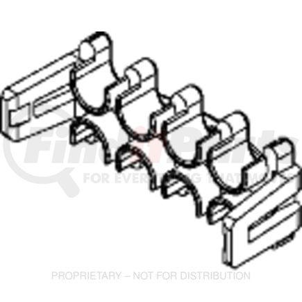 Freightliner PAC-15430896 Multi-Purpose Wiring Terminal - Nylon, Medium Gray
