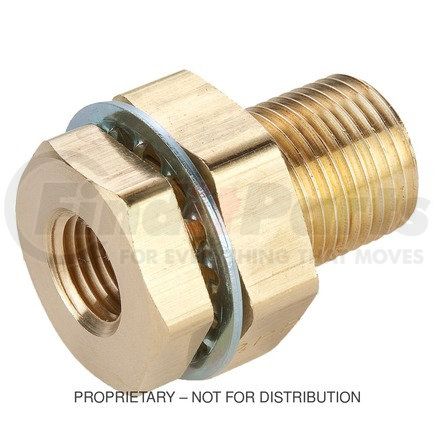 Freightliner PH-207ACBH8 Pipe Fitting - Connector, Nickel Plated Brass