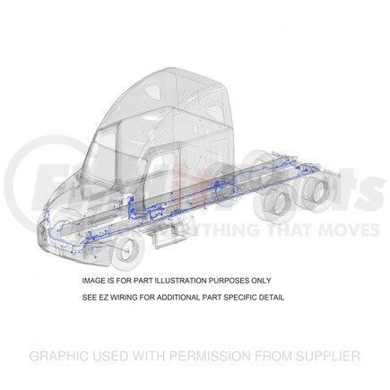 Freightliner S81-00034-832 Chassis Wiring Harness - Chassis, M2, 13