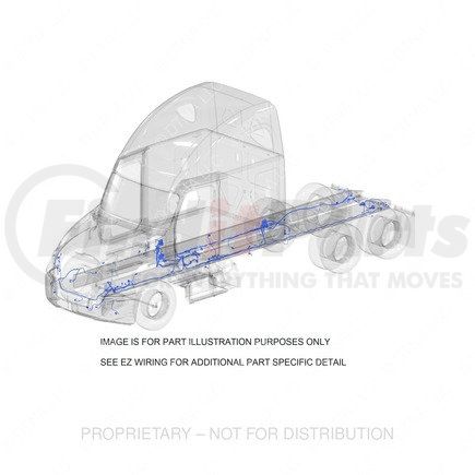 Freightliner S81-00050-543 Chassis Wiring Harness - Chassis, P3, 13
