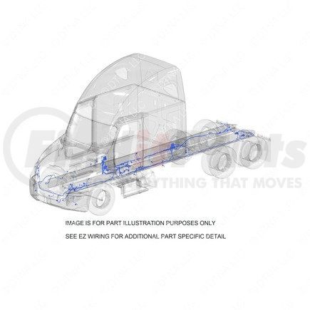 Freightliner S81-00057-138 Chassis Wiring Harness - Chassis, Multi-Purpose, P3, 13