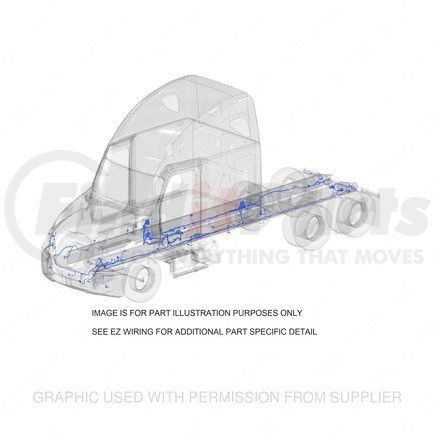 Freightliner S81-00066-961 Chassis Wiring Harness - Chassis, P3, 13