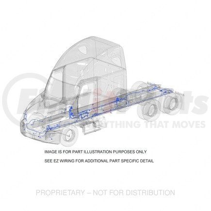 Freightliner S81-00185-955 Chassis Wiring Harness - Chassis, P4, 10/OBD16/GHG17