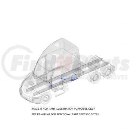 Freightliner S87-00000-930 Chassis Wiring Harness - Under Cab, M2, 10/OBD16/GHG17