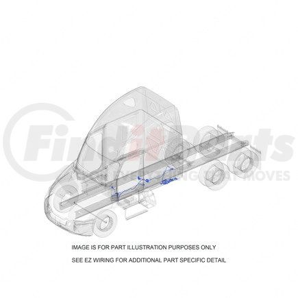 Freightliner S87-00001-400 Chassis Wiring Harness - Under Cab, SD, 10/OBD16/GHG17